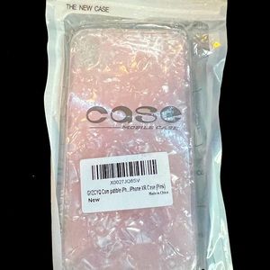 iPhone  XR case pink/ shimmer NEW case